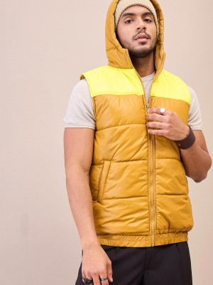 MASCLN SASSAFRAS Sleeveless Colorblock Men Jacket