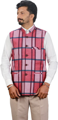 gargian master cut Sleeveless Solid Men Jacket