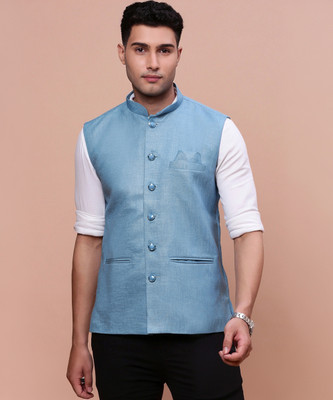 SHOWOFFFF Sleeveless Solid Men Jacket