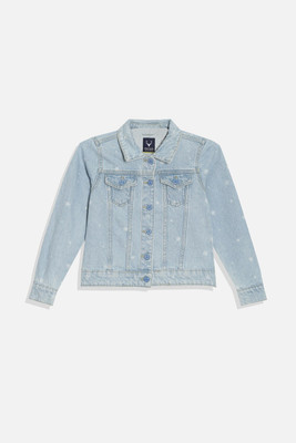 Allen Solly Full Sleeve Printed Girls Jacket