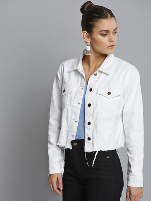 KOTTY Full Sleeve Solid Women Denim Jacket