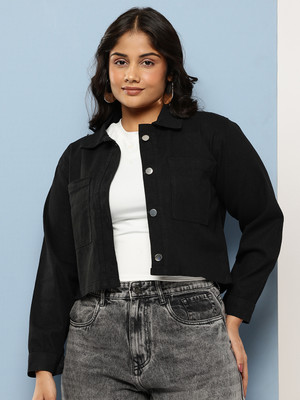 HERE&NOW Full Sleeve Solid Women Denim Jacket