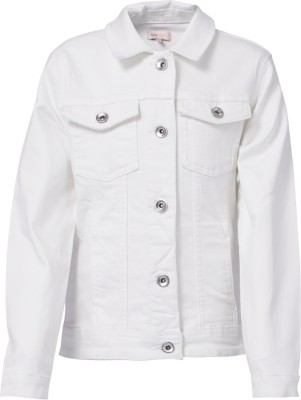 Kids Only Full Sleeve Solid Girls Jacket