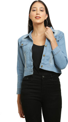 Aceola Full Sleeve Washed Women Denim Jacket