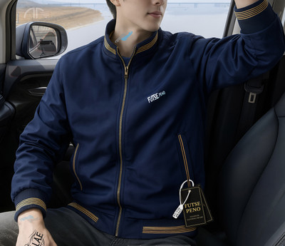 FUTSE PENO Full Sleeve Striped Men Jacket