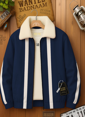 FUTSE PENO Full Sleeve Striped Men Jacket