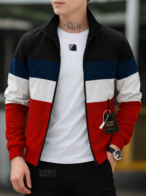 FUTSE PENO Full Sleeve Striped Men Jacket