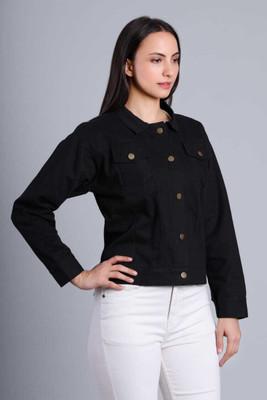 JAFA FEHSION Full Sleeve Colorblock Women Denim Jacket