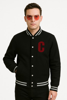 Alvis9 Full Sleeve Striped, Applique Men Jacket