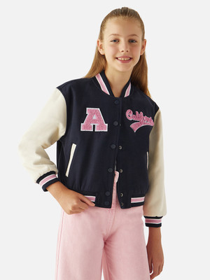 JUNIORS by Babyshop Full Sleeve Printed Girls Jacket