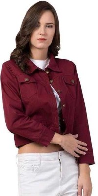 Yasha Enterprises Full Sleeve Solid Women Denim Jacket