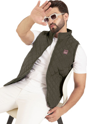 ARDLOR Sleeveless Self Design Men Jacket
