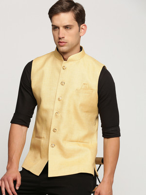 SHOWOFFFF Sleeveless Solid Men Jacket