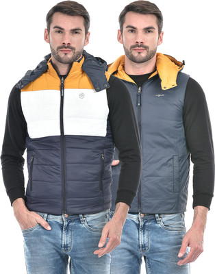 INTEGRITI Sleeveless Colorblock Men Jacket