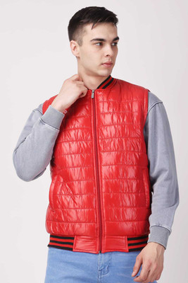 M S TRADING Sleeveless Solid Men Jacket