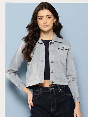Roadster Full Sleeve Solid Women Denim Jacket