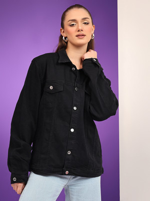 KOTTY Full Sleeve Solid Women Jacket