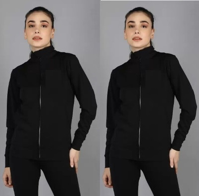 undefined Full Sleeve Self Design Women Jacket
