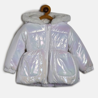 MINI KLUB Full Sleeve Solid Baby Girls Jacket