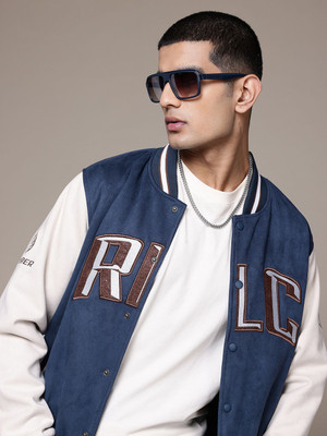 Roadster Full Sleeve Self Design Men Jacket