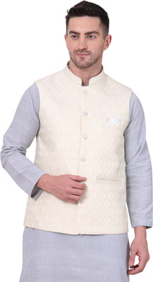 P TEN Sleeveless Solid Men Jacket