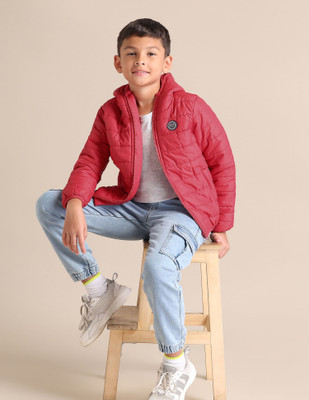 U.S. POLO ASSN. Full Sleeve Self Design Boys Jacket