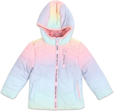 U.S. POLO ASSN. Full Sleeve Dyed/Ombre Baby Girls Jacket