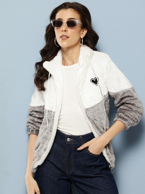 METRONAUT Full Sleeve Self Design Women Jacket