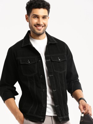 Showoff Full Sleeve Solid Men Denim Jacket