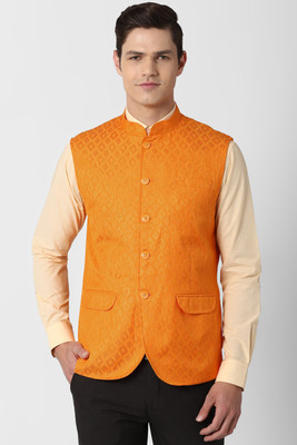 PETER ENGLAND Sleeveless Printed Men Jacket