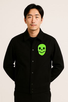 Damler Full Sleeve Solid, Applique Men Jacket