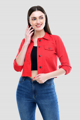 MONTREZ 3/4th Sleeve Solid Women Jacket