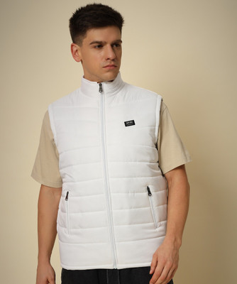 DRESSBASE Half Sleeve Solid Men Jacket