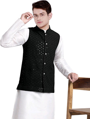 TRUST OUS Sleeveless Printed Men Jacket