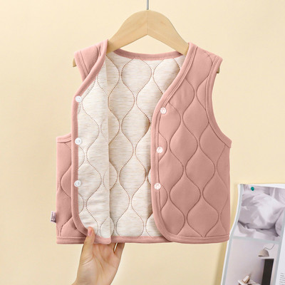 Babymoon Sleeveless Solid Boys & Girls Jacket