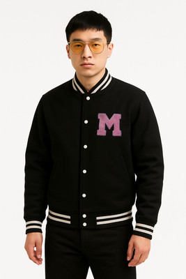 Damler Trennding Full Sleeve Solid, Applique Men Jacket