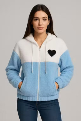 USA Fantasy Full Sleeve Colorblock Women Jacket