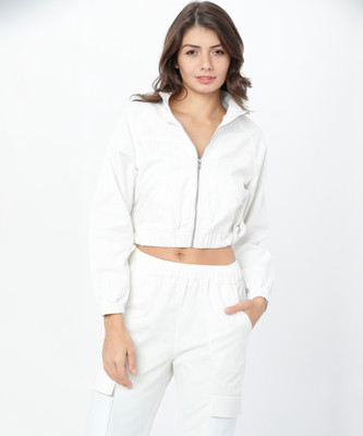 Tokyo Talkies Full Sleeve Solid Women Jacket