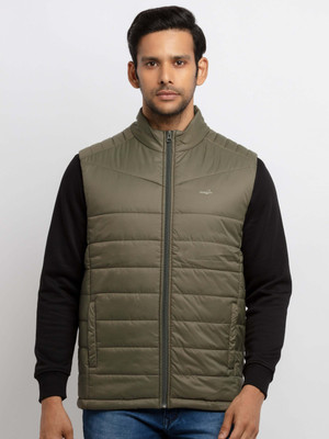 Status Quo Sleeveless Solid Men Jacket