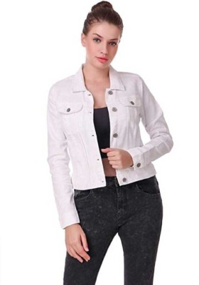 KASHIAN Full Sleeve Solid Women Denim Jacket