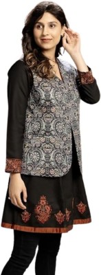 ASHAKAMAL Sleeveless Graphic Print Women Jacket