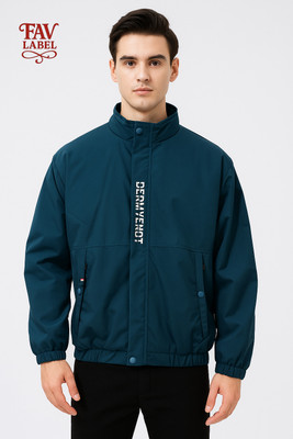 fav label Full Sleeve Solid Men Jacket