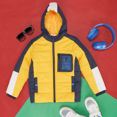 Pantaloons Junior Full Sleeve Colorblock Boys Jacket