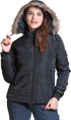 TROO BLUE Full Sleeve Solid Women Jacket