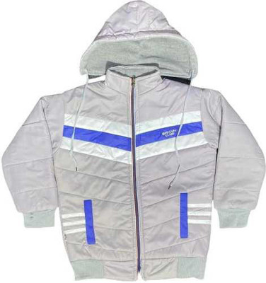 official club Full Sleeve Geometric Print Boys Jacket