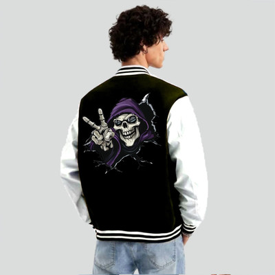 S R S FASHION Full Sleeve Graphic Print Men Jacket