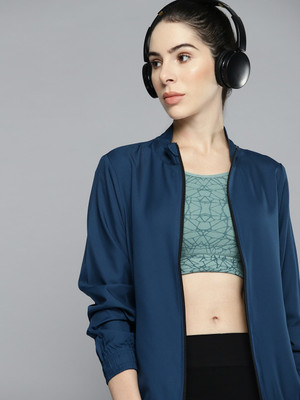 HRX by Hrithik Roshan Full Sleeve Solid Women Jacket