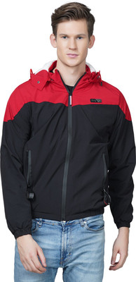 nomKLER Full Sleeve Colorblock Men Jacket