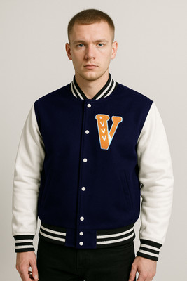 Damler Trend Full Sleeve Colorblock Men Jacket