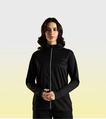BLU TYGA Full Sleeve Solid Women Sports  Jacket